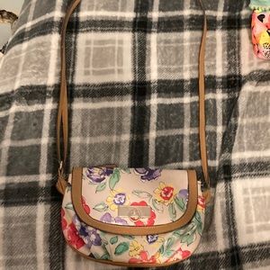 Multicolor flower Rossetti purse